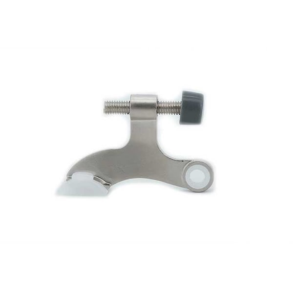 Orca Hardware Hinge Pin Door Stop, Xtra Duty, With Grey Tip, Zinc Alloy, US15 Satin Nickel Finish TH-HPXD-15 - main